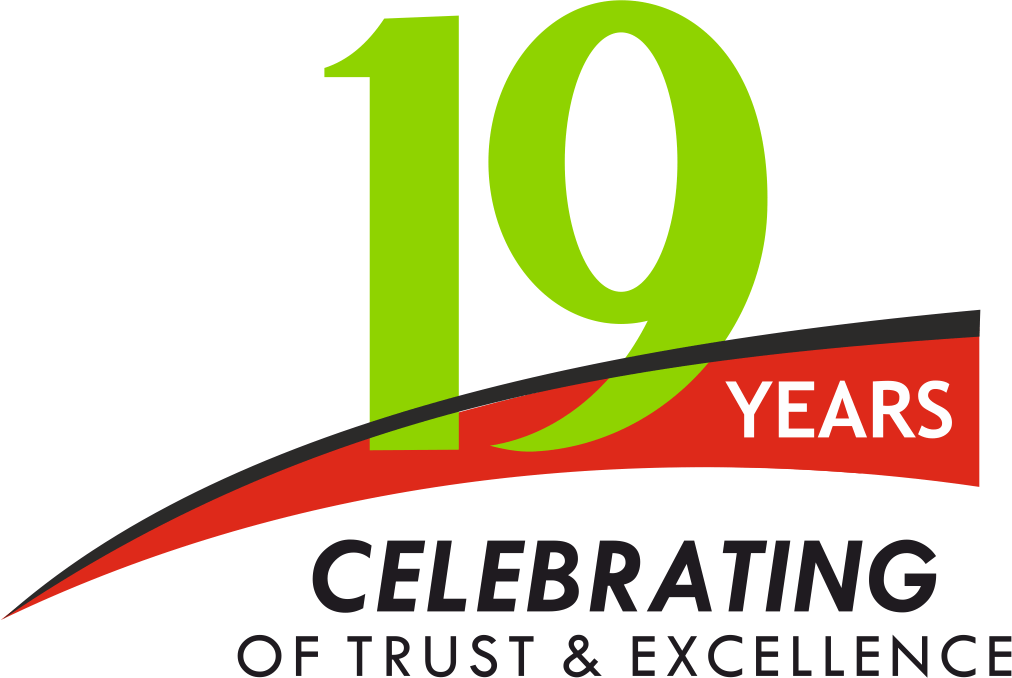 19 Years Celebrating Of Trust & Experience